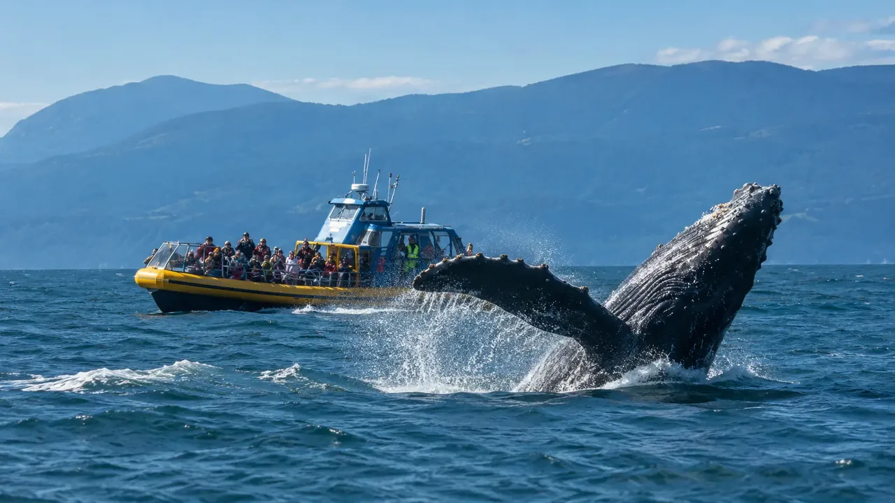 Vancouver Whale Watch Large Zodiac Tour with Guide featured view