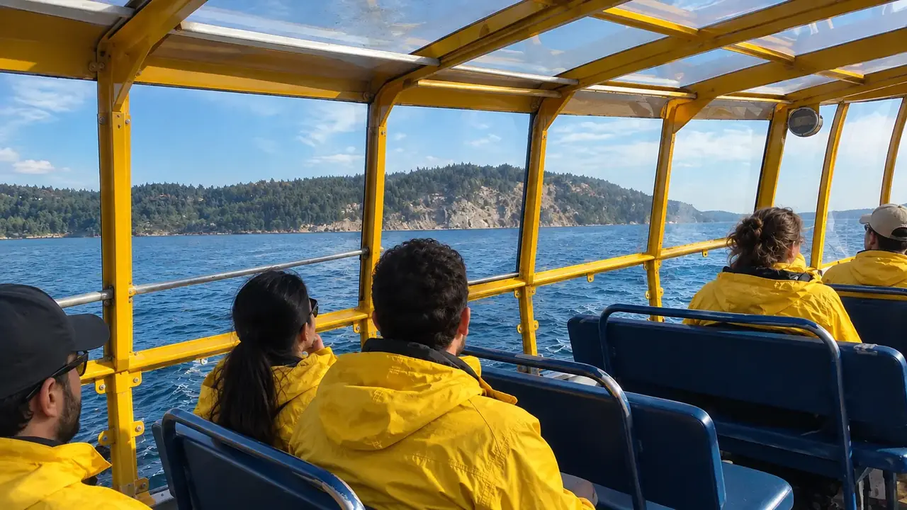 Vancouver Whale Watch Large Zodiac Tour with Guide view 9